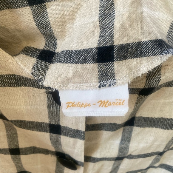 Plaid Button-Up Women's Jacket - Picture 3 of 5